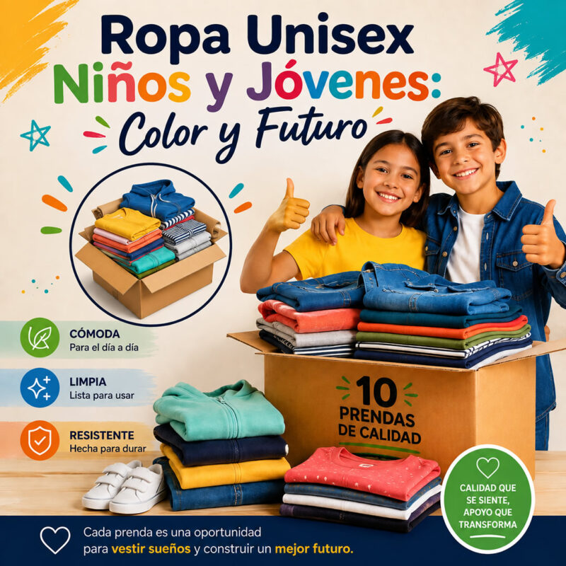 Ropa Unisex Niños y Jóvenes: Color y Futuro